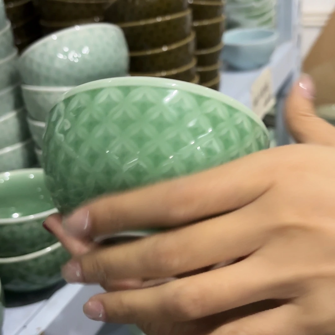 龙泉云间青瓷小米茶器