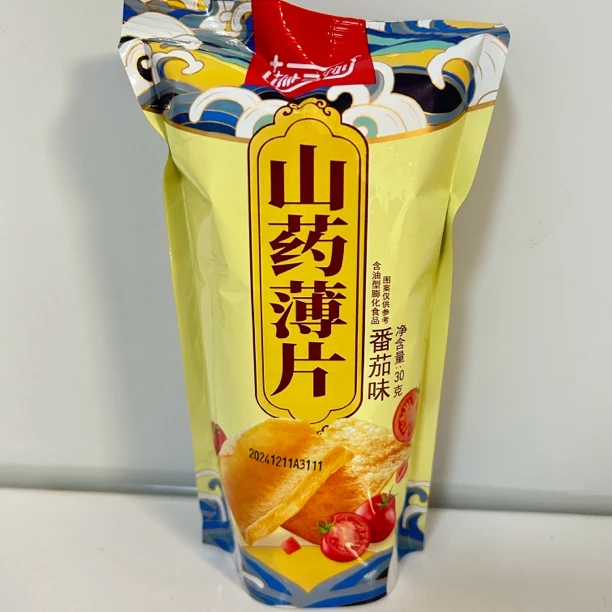 味了你山药薄片番茄味袋装30g网红休闲膨化小零食薯条混合装追剧