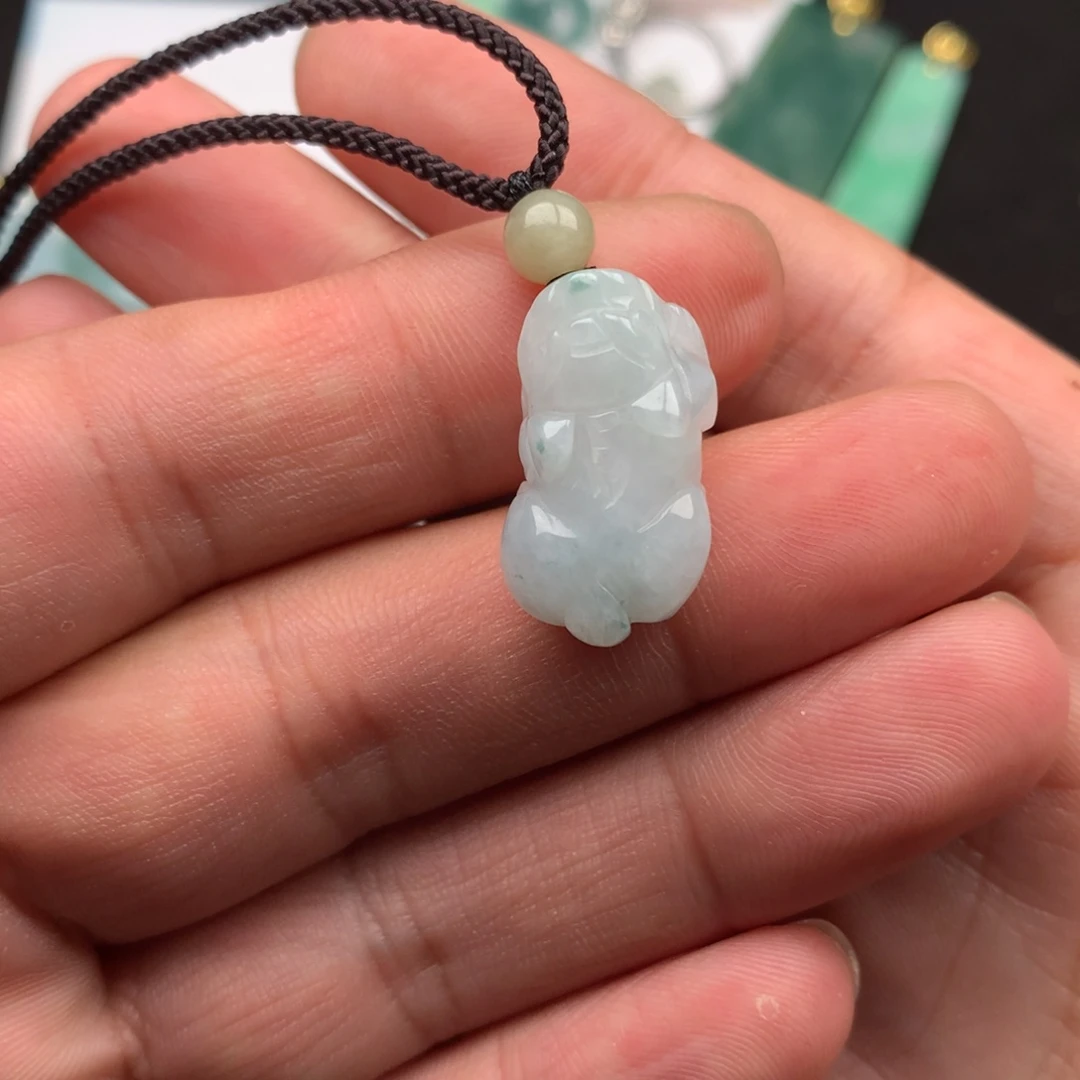 翡翠颈饰足铂镶嵌K****.