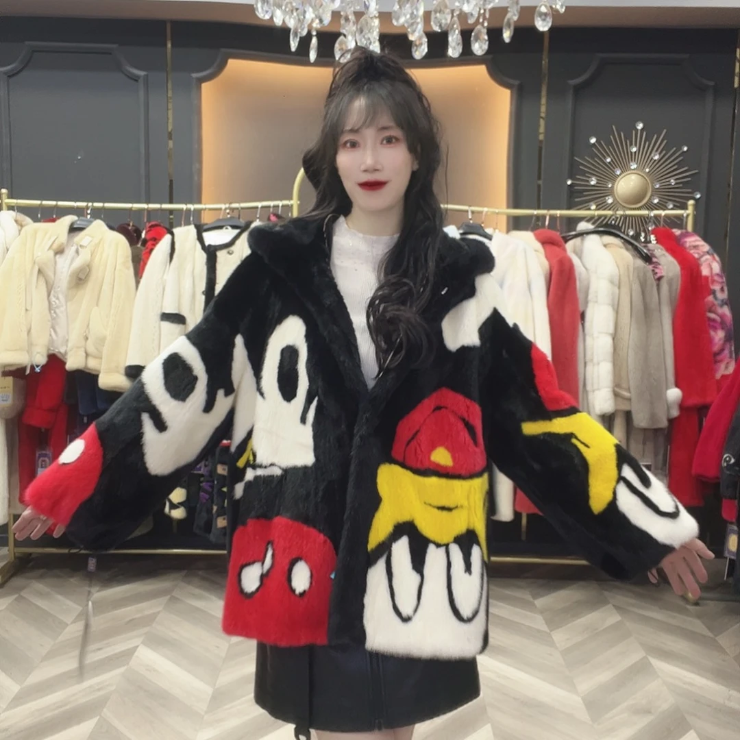 冬季新款时尚水貂