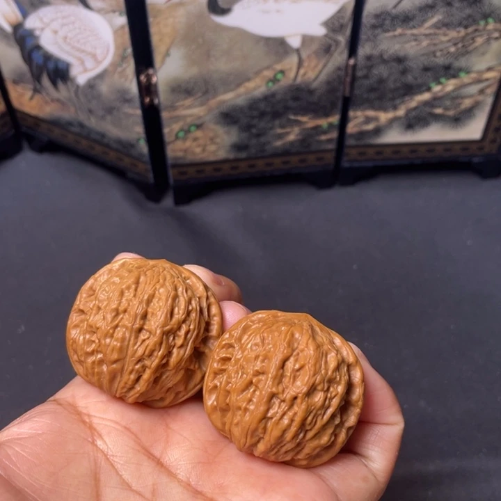 文玩核桃把件36铁锤