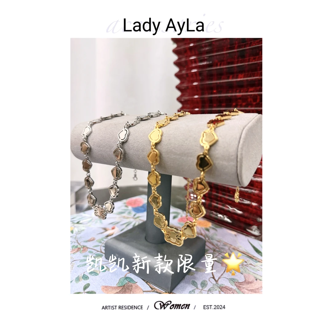 铜合金项链 凯旋门爱心轻奢时尚项链AL9405