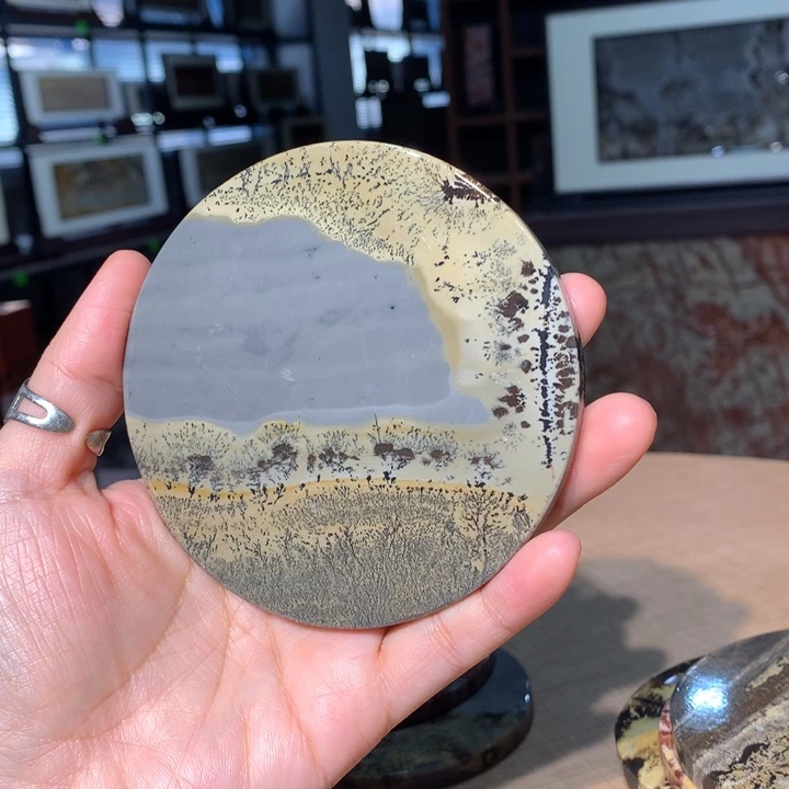 广西国画石摆件，观赏收藏