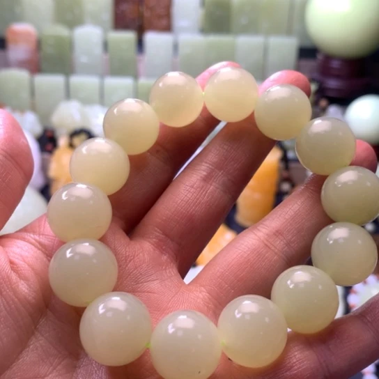 石材方解石手把件