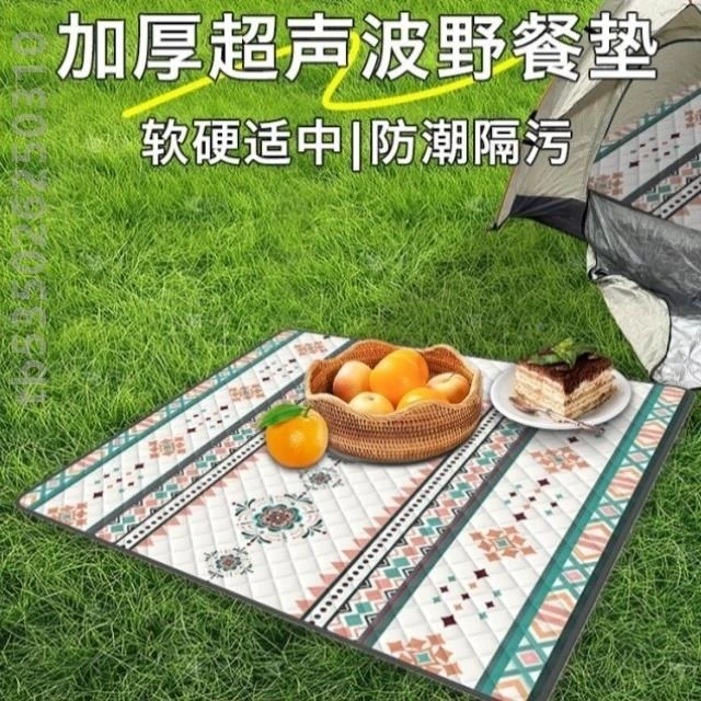 野餐垫超大外出厚防水防潮超轻便携超声波露营户外帐篷网红地垫