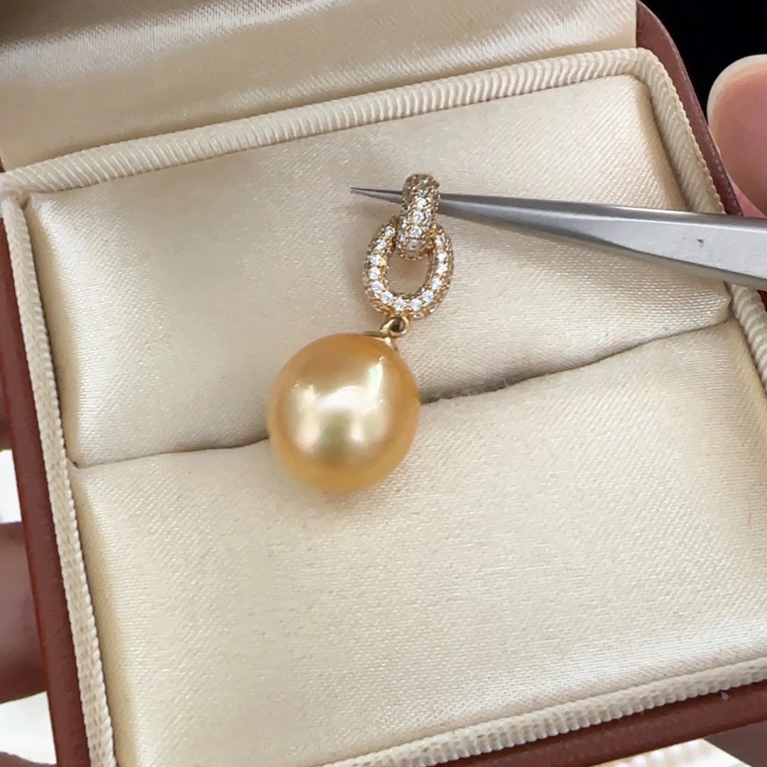 囍***囍颈饰海水珍珠银S925镶嵌