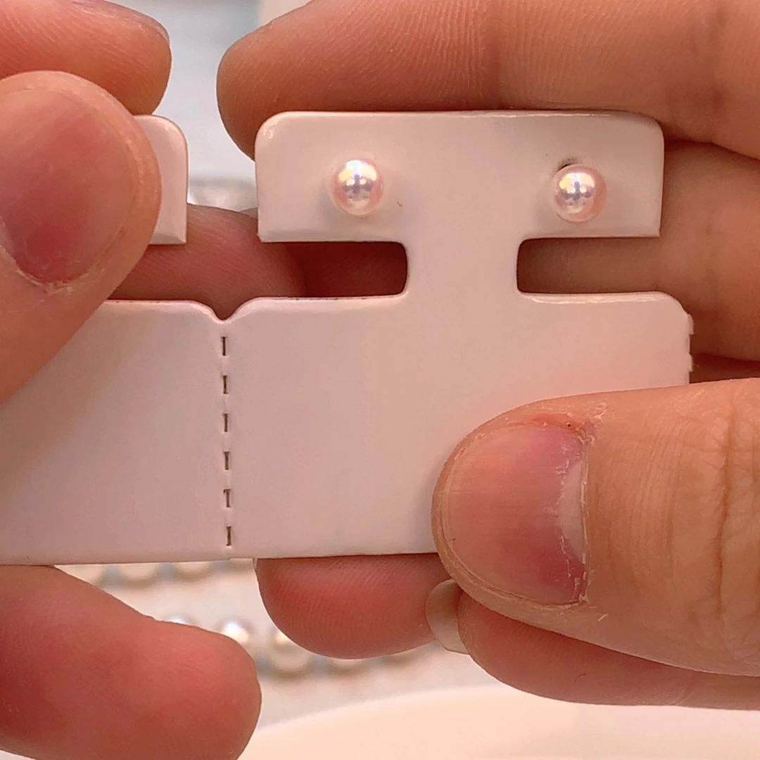 淡水珍珠耳饰银S925镶嵌