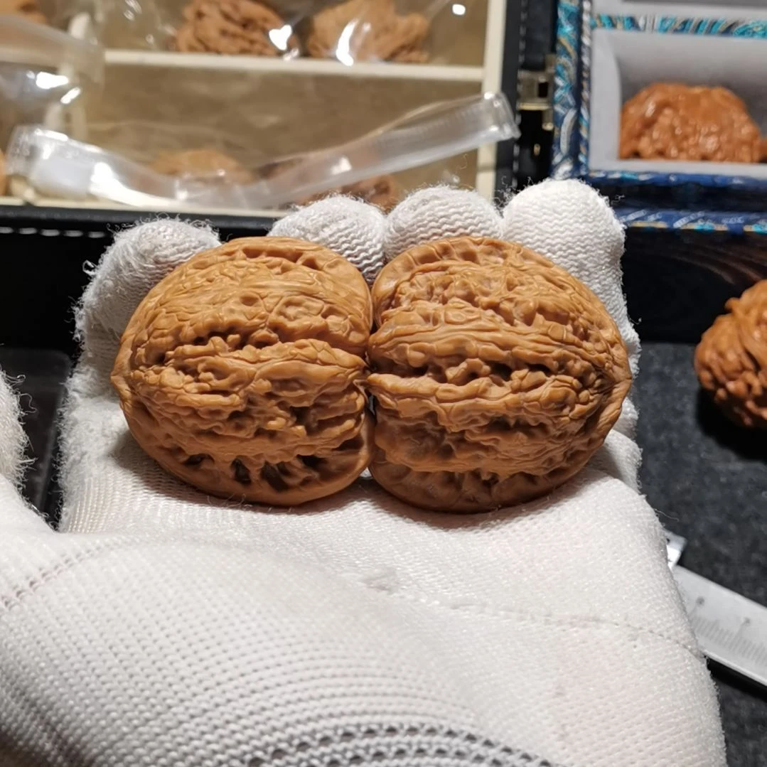 文玩核桃把件哈*司物密纹 3802