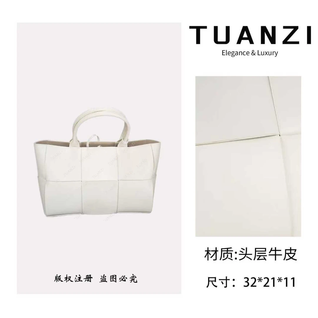 『32cm』手提斜挎腋下TUAN′ZI定制真皮女包 XKY-6818-白色