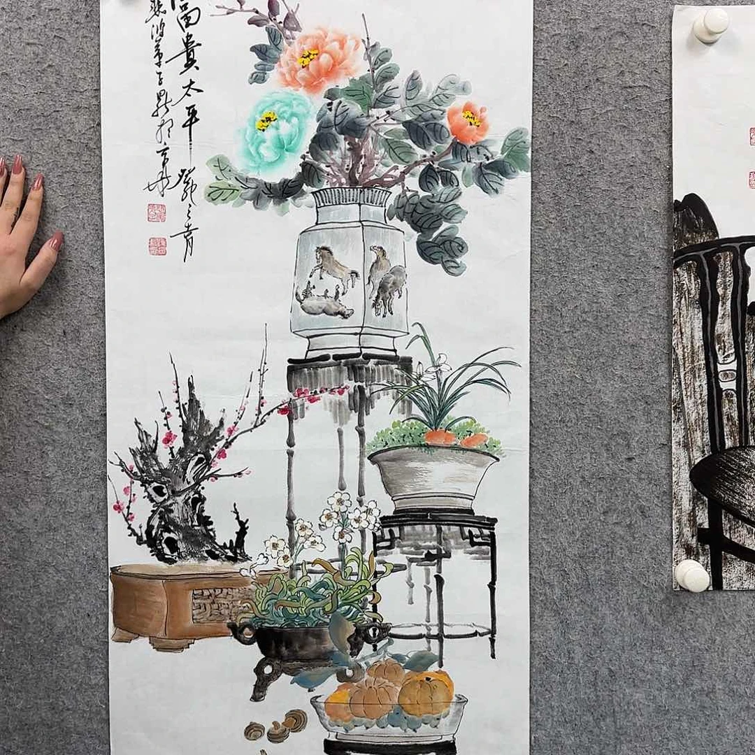 陶瓷书法作品多次参加