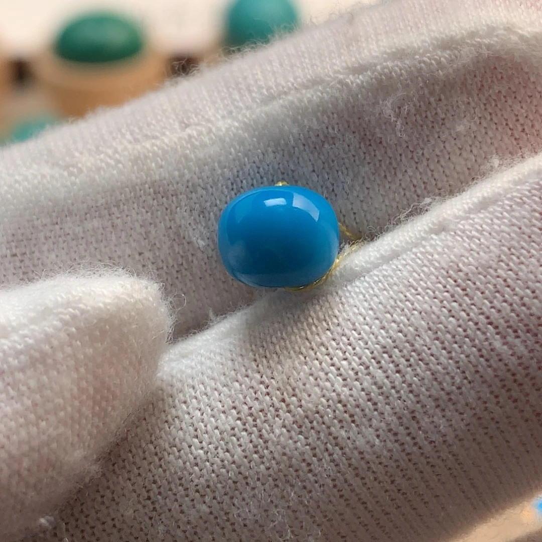 绿松石未镶嵌挂件7.6m