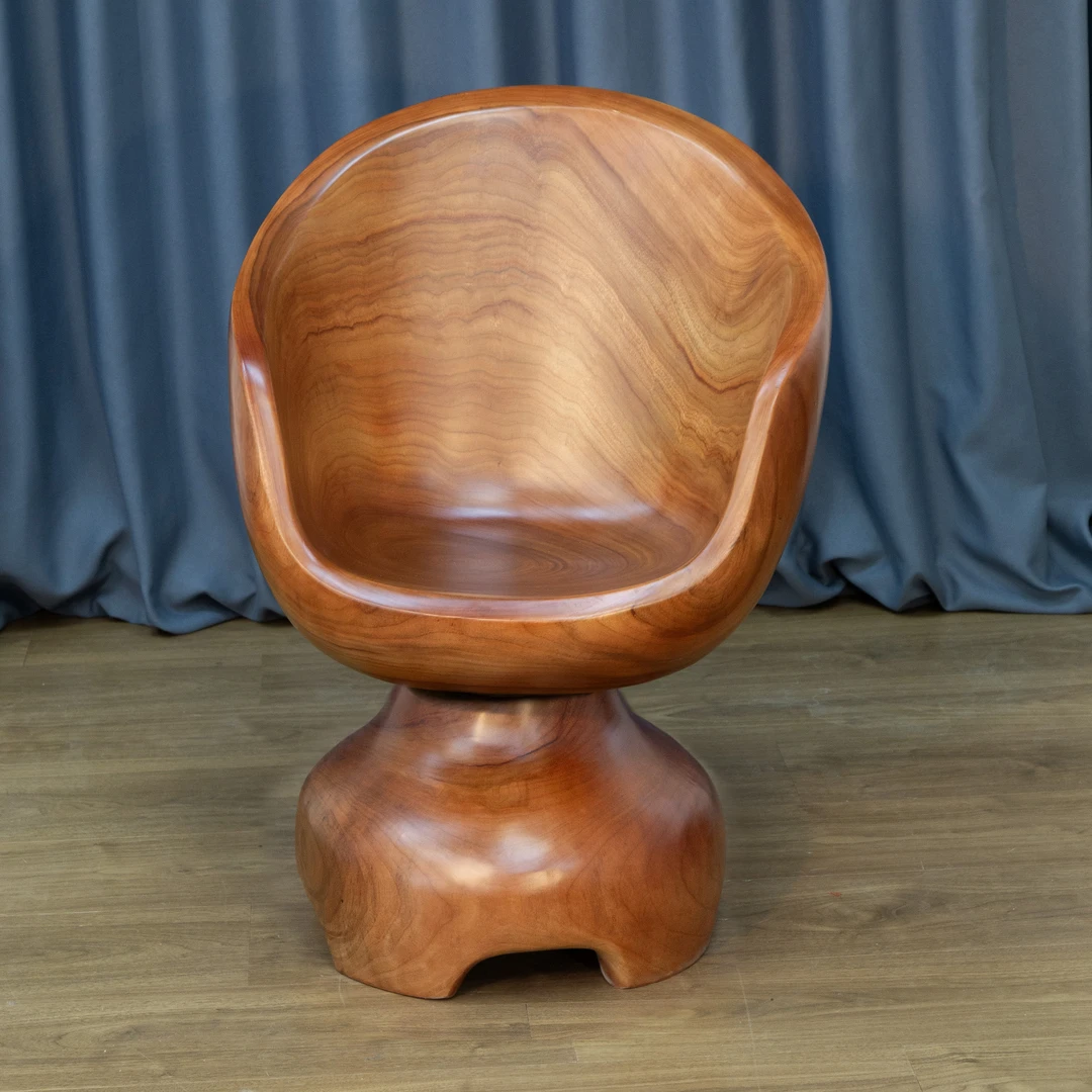 （转椅）56*78*42尺寸香樟创意主人椅