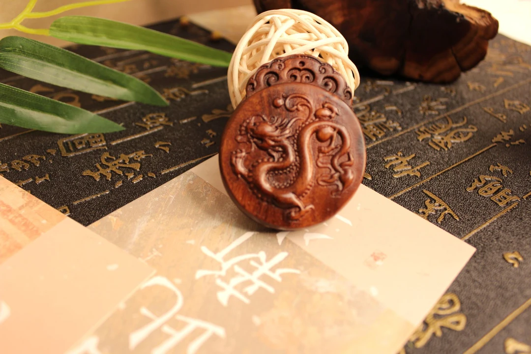 天然雷击木—挂件摆件吉祥盘玩手工艺