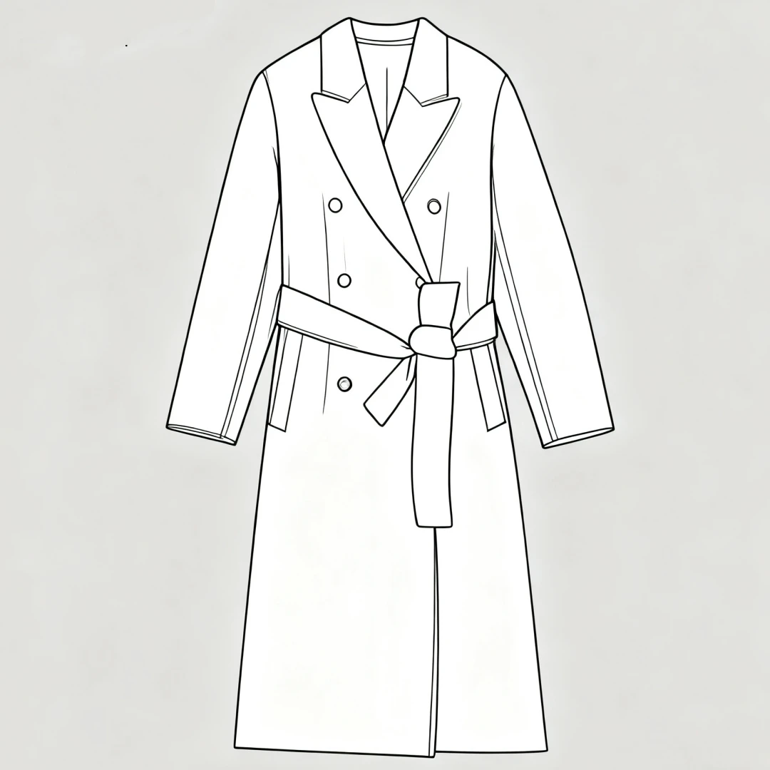 【Montendre】秋季新款 T 气质羊毛羊绒长款混纺绒面毛呢大衣外套女