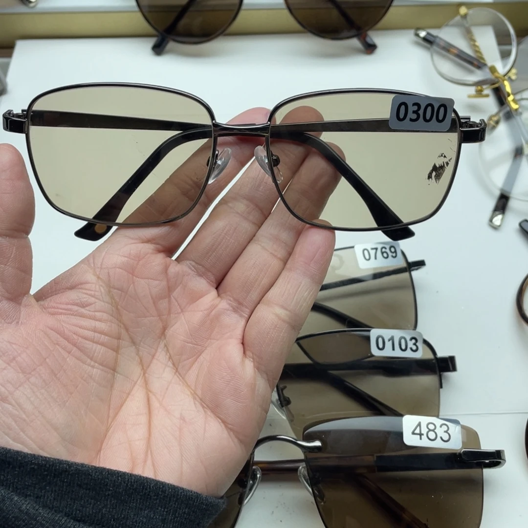 茶水晶全框眼镜 0300