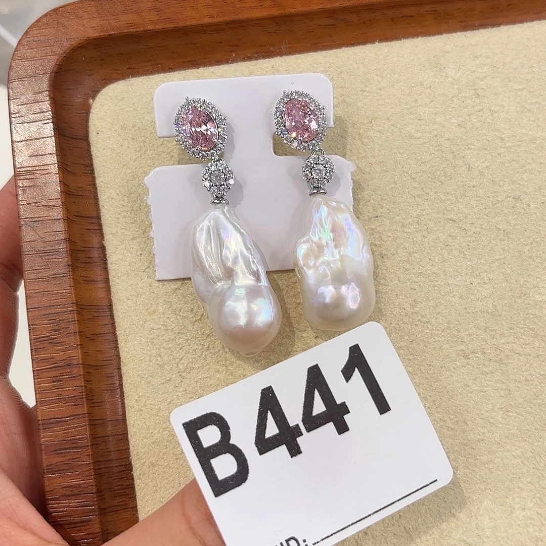 耳饰淡水珍珠合金