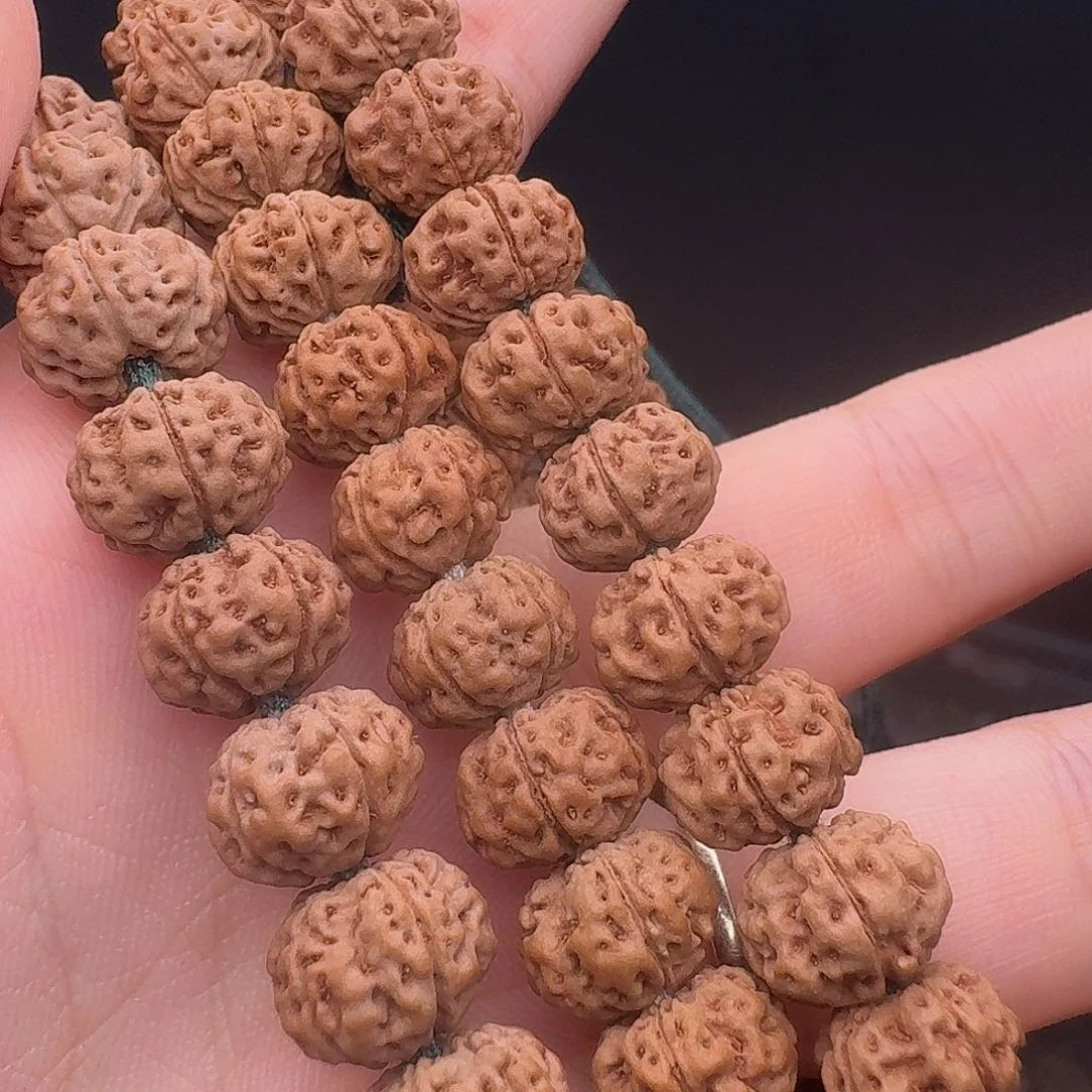 金刚菩提吊坠凹底梅花单圈练手瑕疵