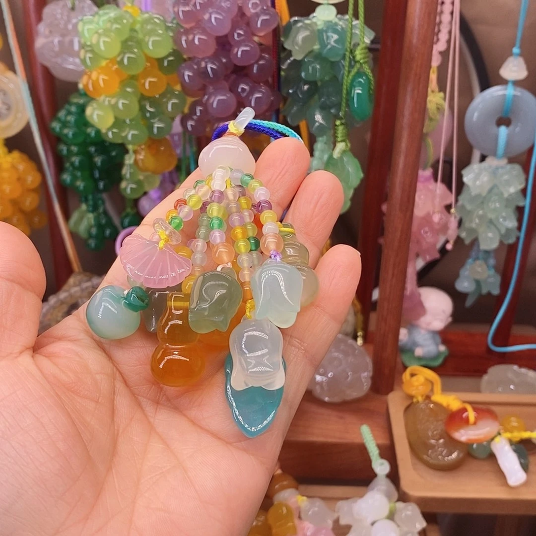 幸****至高端定制设计手绳编织多宝钥匙扣