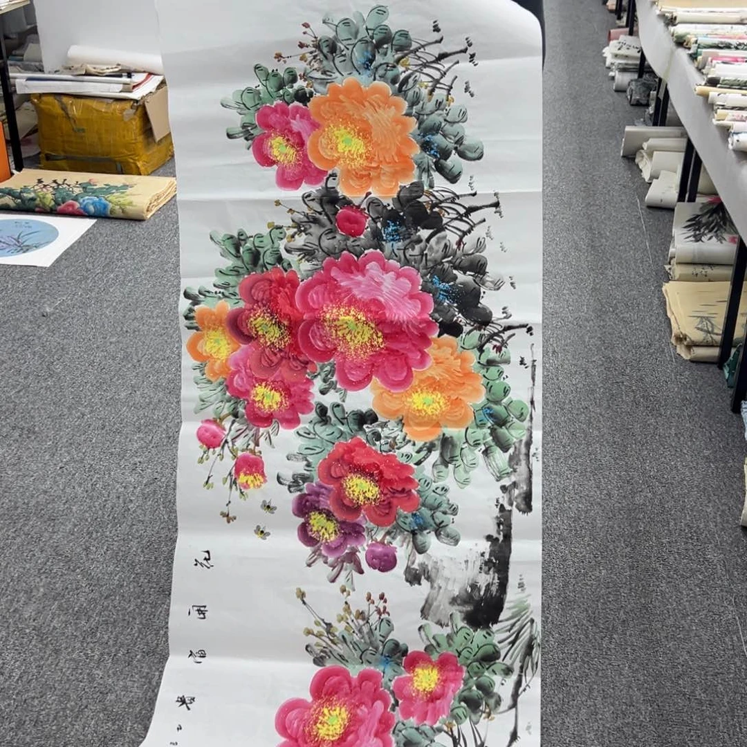 国画纯手绘字画宣纸