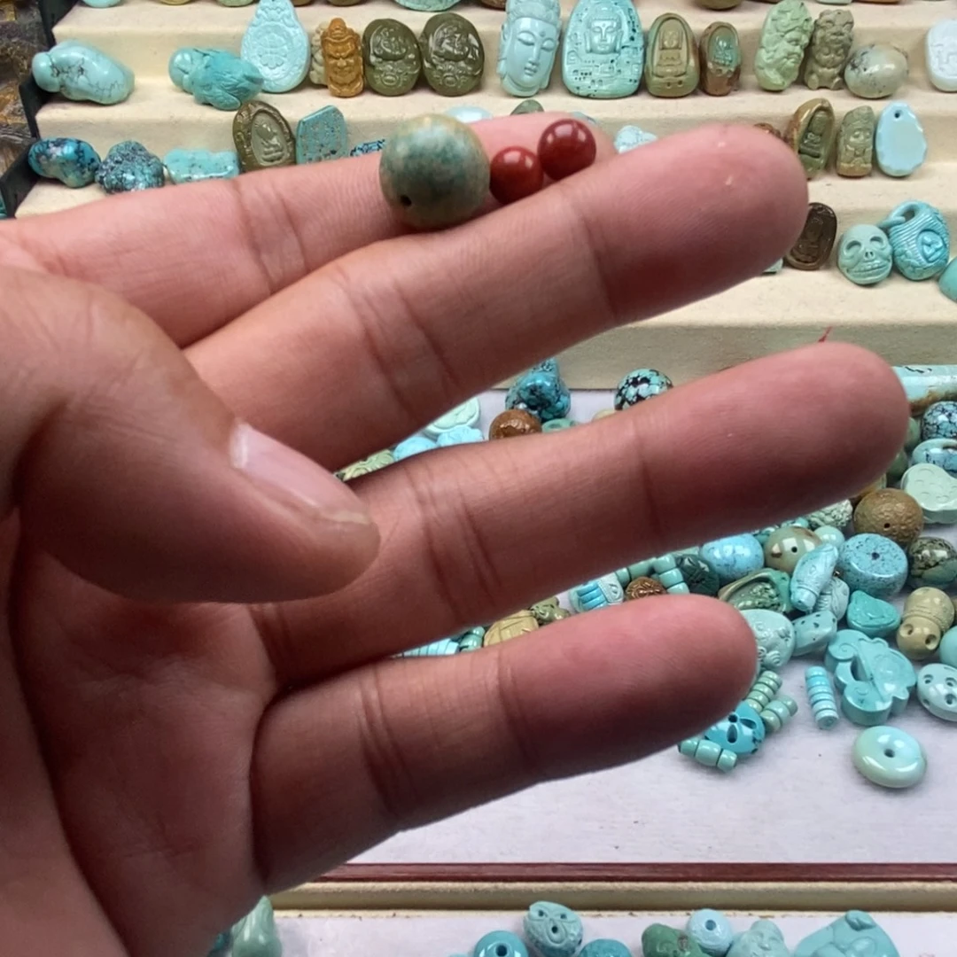 小***夜未镶嵌南红玛瑙珠宝半成品