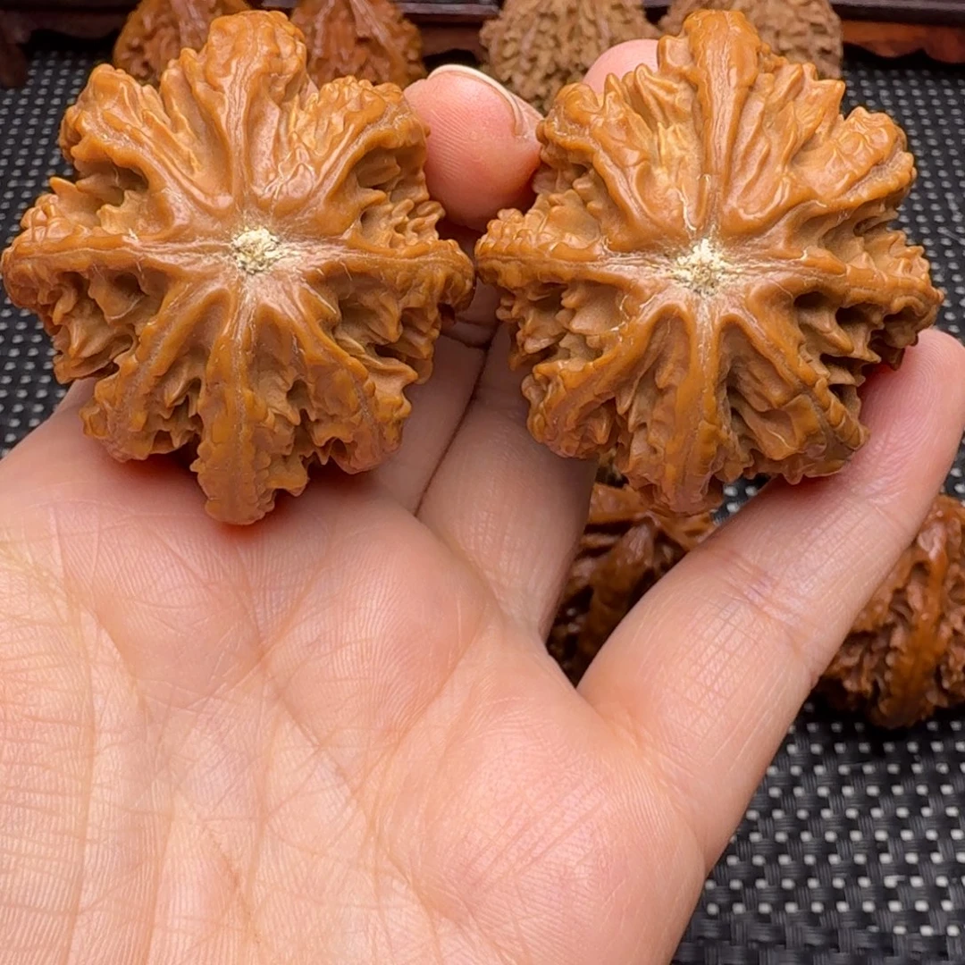 吊坠文玩核桃龙脊八棱08