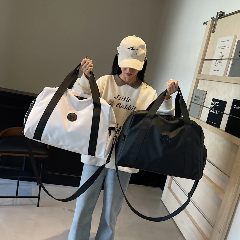 鞋仓带侧兜旅行包男款大容量手提包女包士出差装行李干湿分离健身