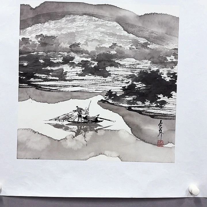 国画亲笔手绘放心去藏