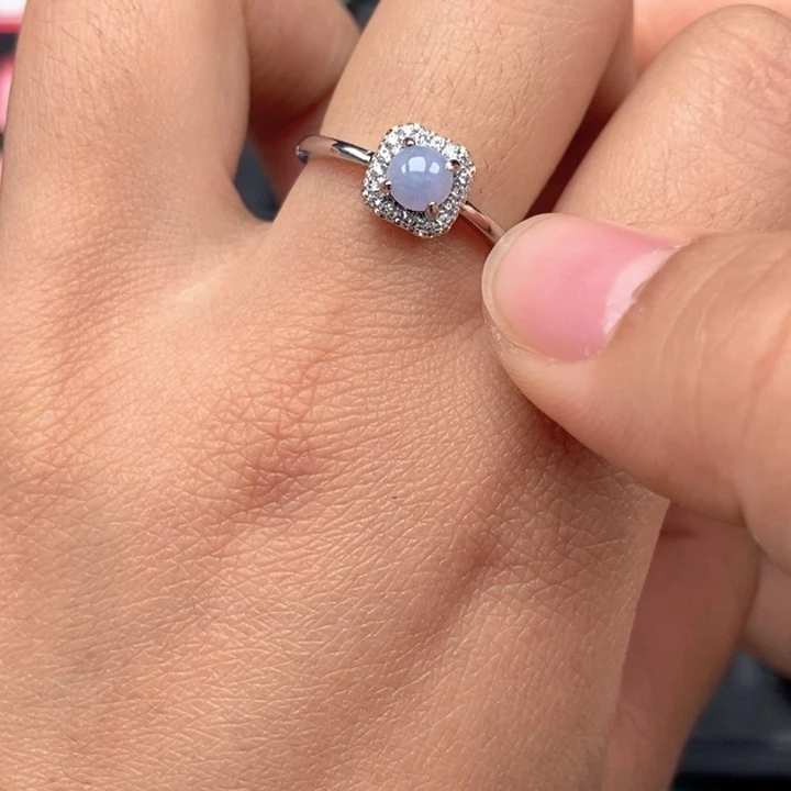 翡翠未镶嵌戒指戒指