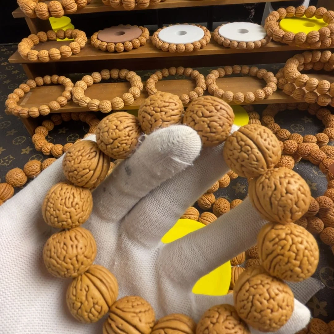 桃核手串白月光桃核
