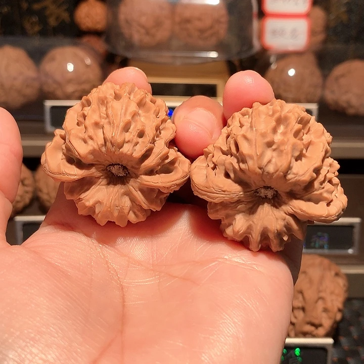 文玩核桃把件龙门涧42尺全品