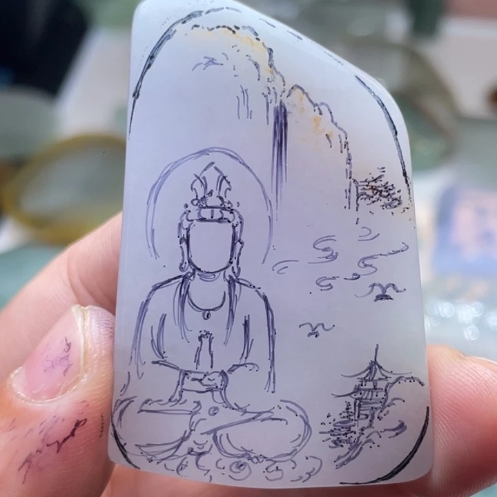 翡翠未镶嵌颈饰翡翠料子