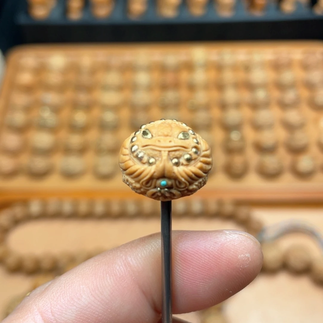 猴头核桃手串猴头核桃悟道金蟾