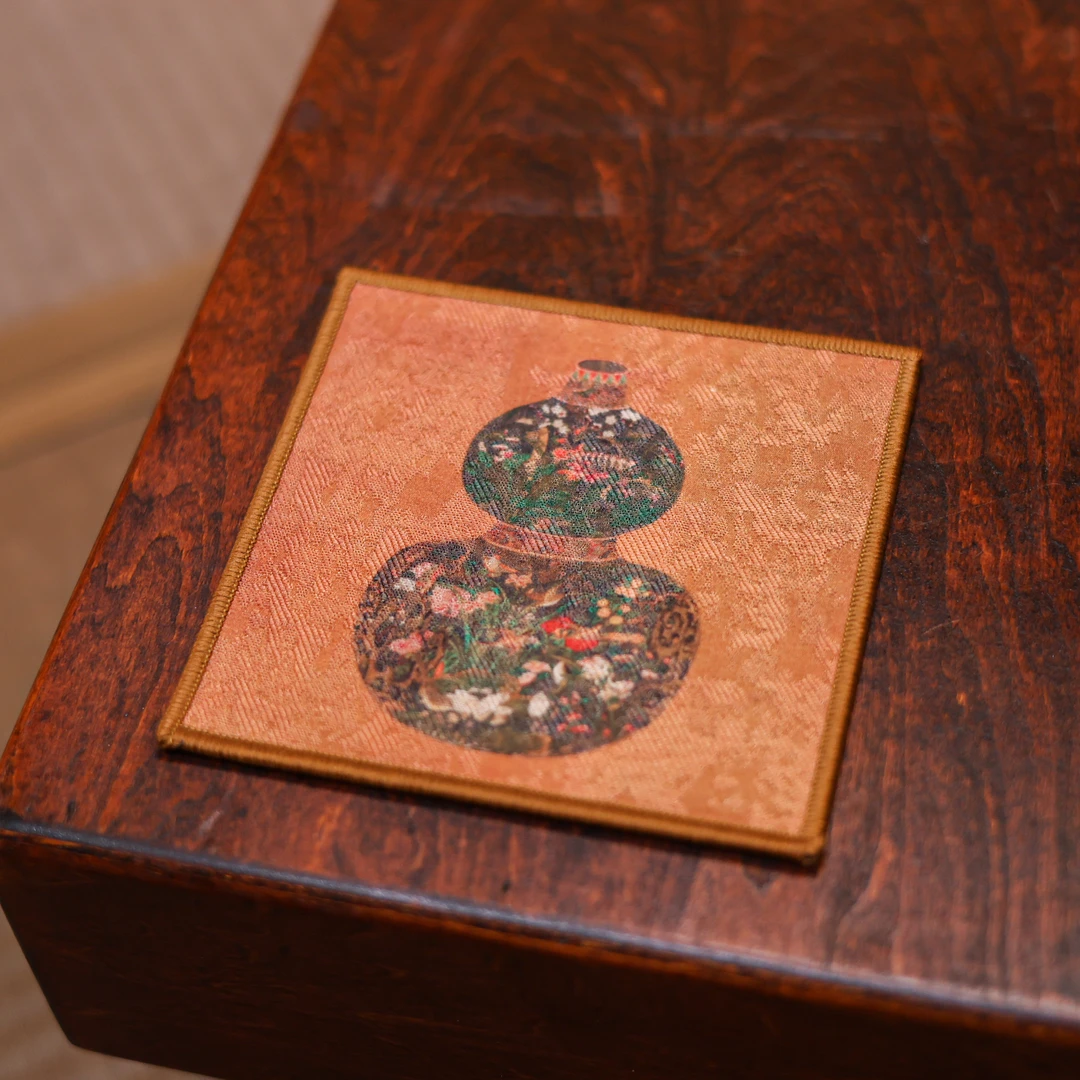 【悦生活】敦煌葫芦杯垫12cm×12cm（N00096）
