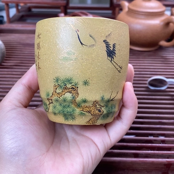 茶壶紫砂段泥主人杯