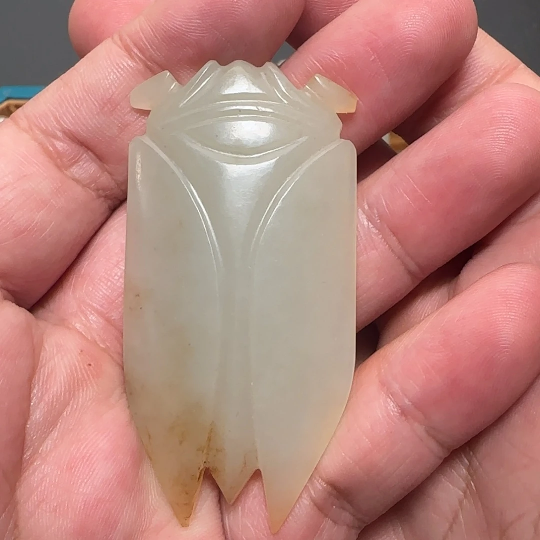 和田玉把件未镶嵌老*头