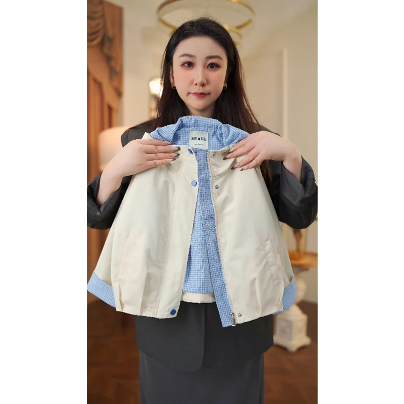 女童冲锋衣三防纯色外套2025年新款儿童春秋装夹克衫9528