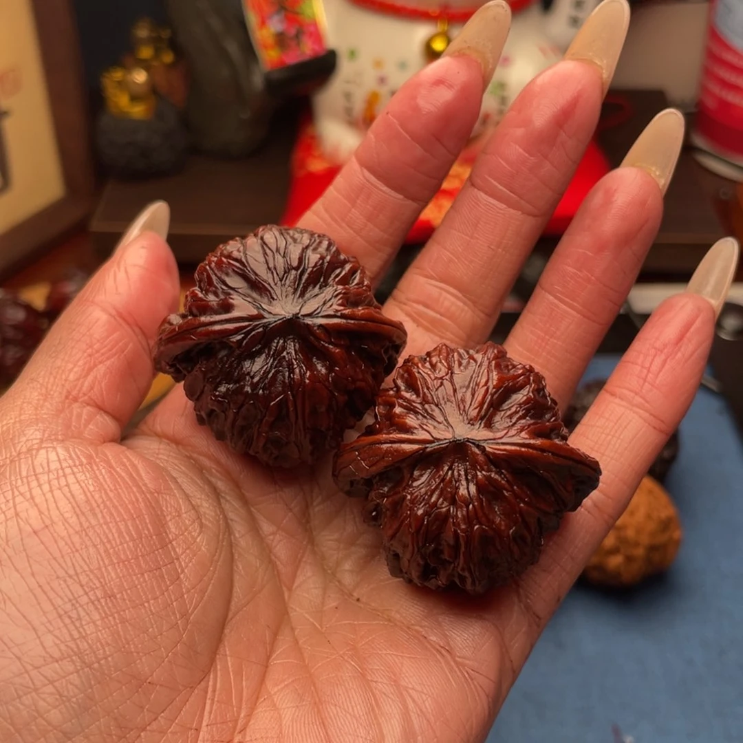 吊坠文玩核桃彩磨盘