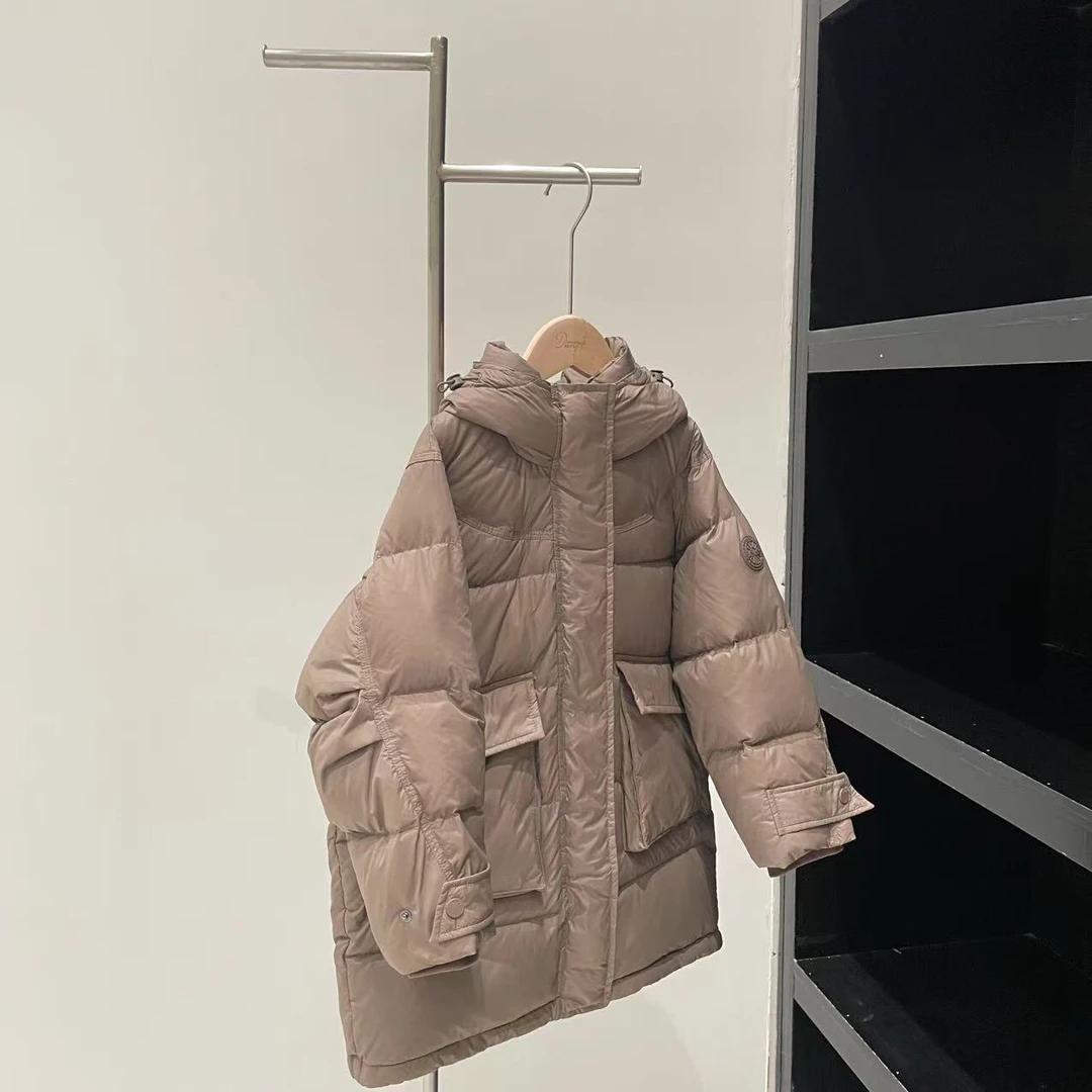 秋冬工装羽绒服咖啡色 6302宸系