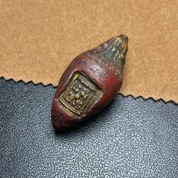 藏地风格手工泥塑娘啦擦擦锁骨吊坠藏传特色挂件