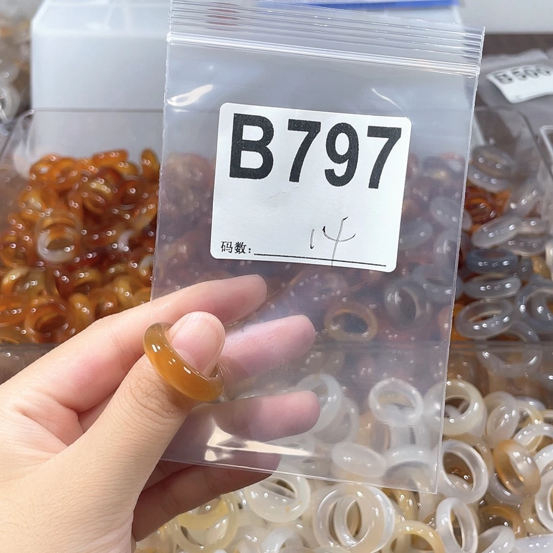 合金戒指玛瑙/玉髓797
