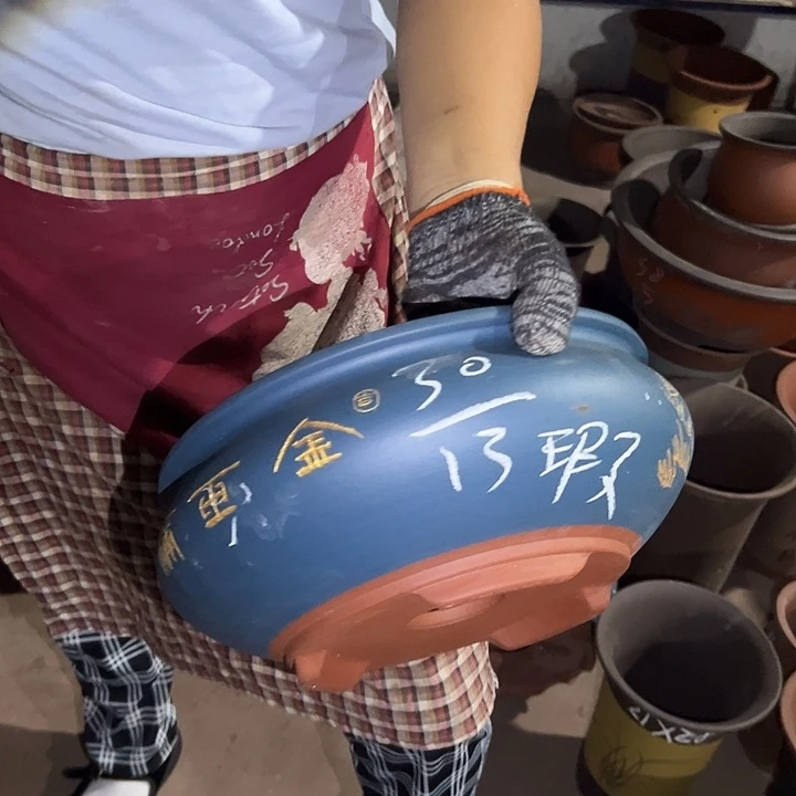 紫砂花盆紫砂花盆