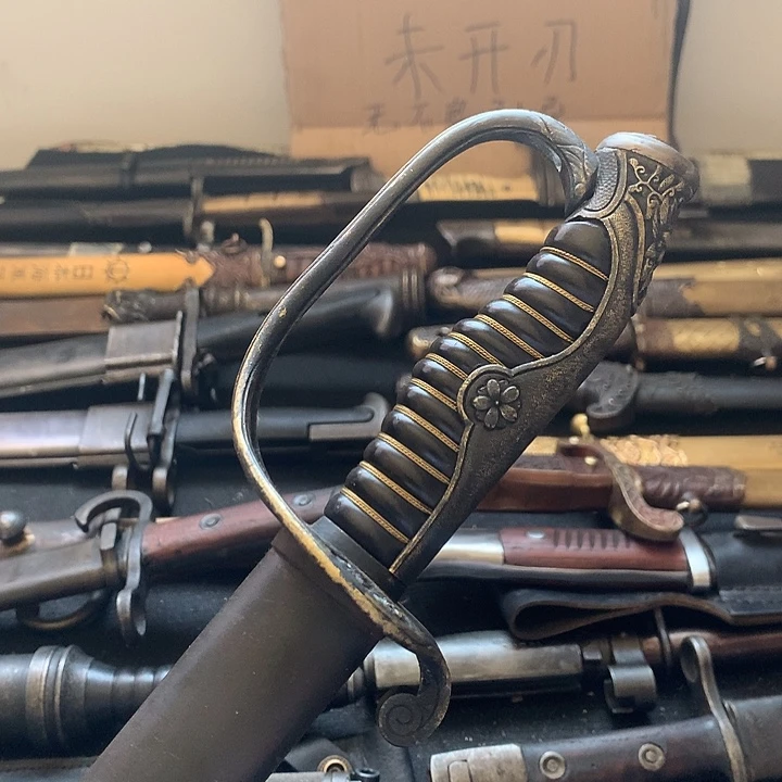 京****山铜摆件铜摆件马刀