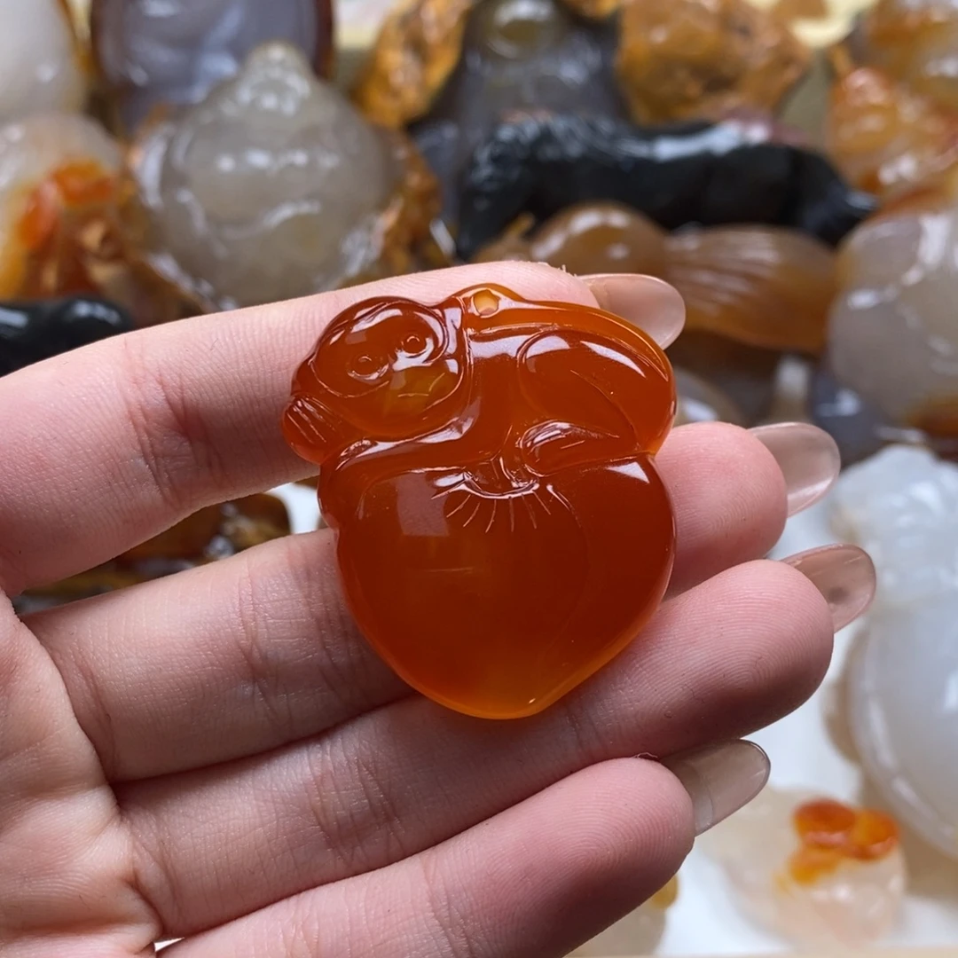 心***熙玛瑙/玉髓未镶嵌颈饰