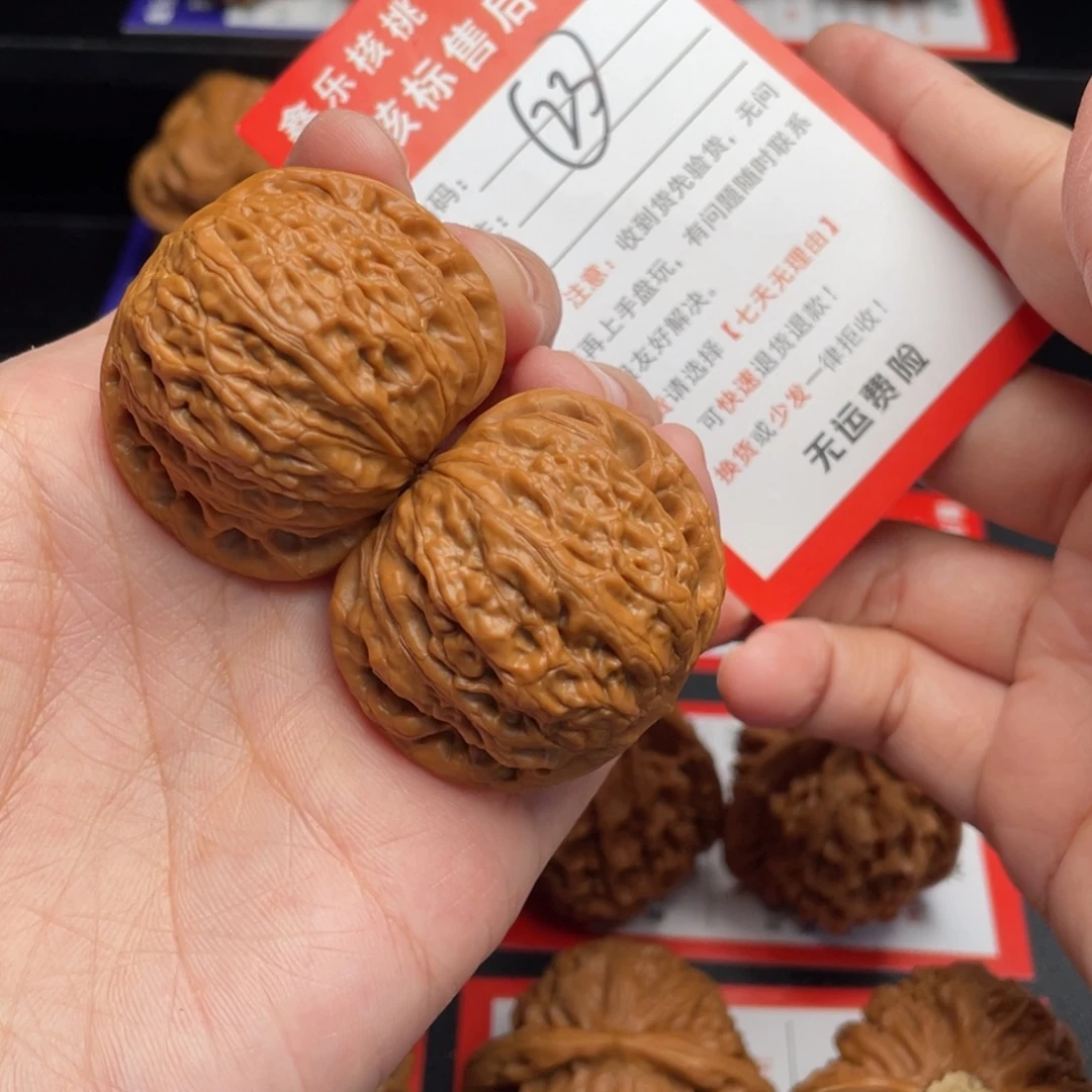 C***丸文玩核桃把件铁锤39