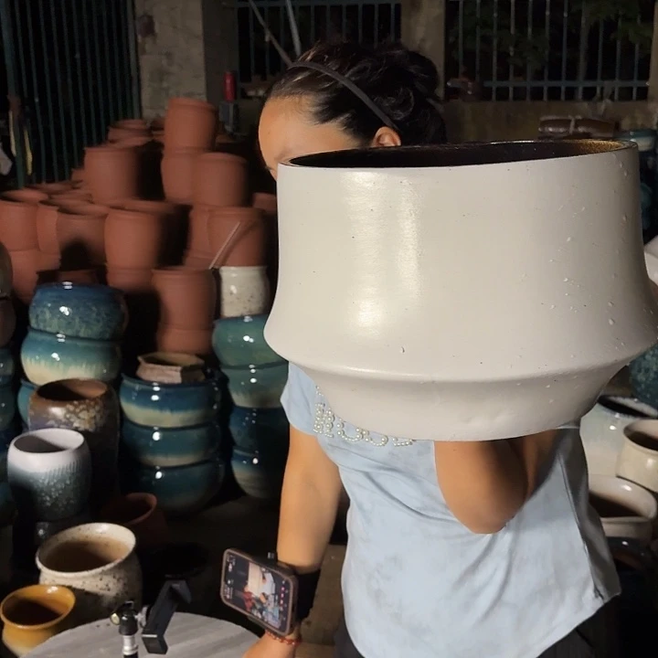 28/22瑕疵一个盆子