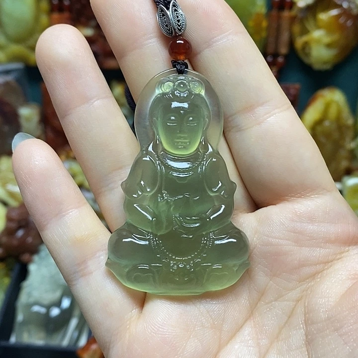 未镶嵌岫玉吊坠(赠链)