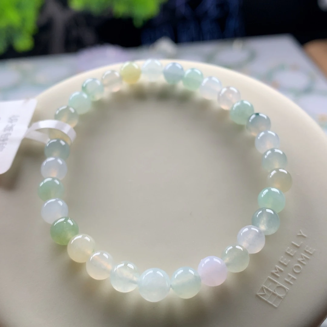 翡翠未镶嵌手链卡6