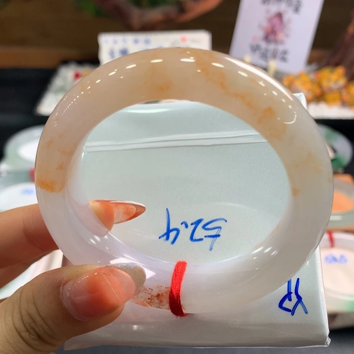 翡翠手镯未镶嵌13号锦鲤镯