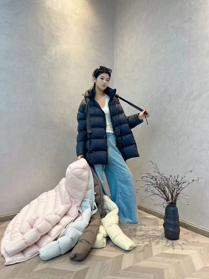 7【玛丽设计师款】新款冬季短款泡芙连帽羽绒服厚款保暖外套L21