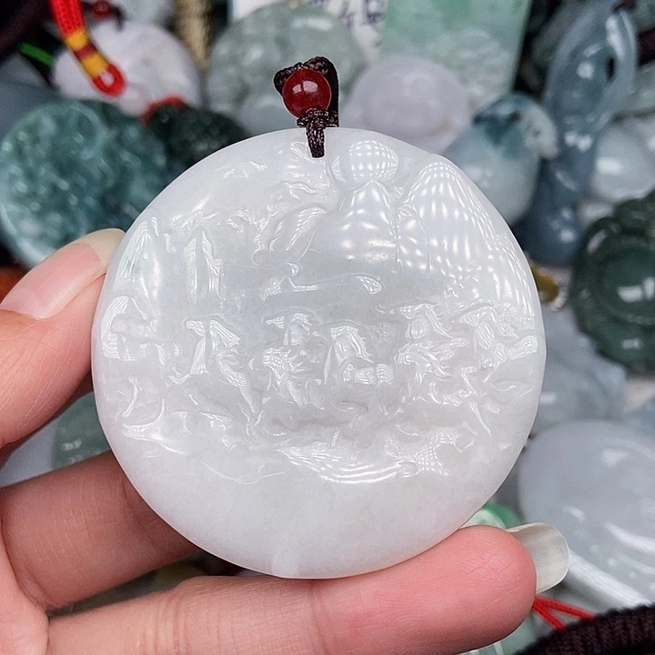 颈饰未镶嵌翡翠翡翠
